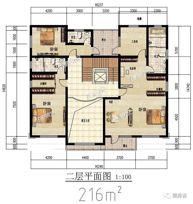 一款三層新中式別墅，讓你在鄰居面前驕傲一輩子，有實力就是那么自信！