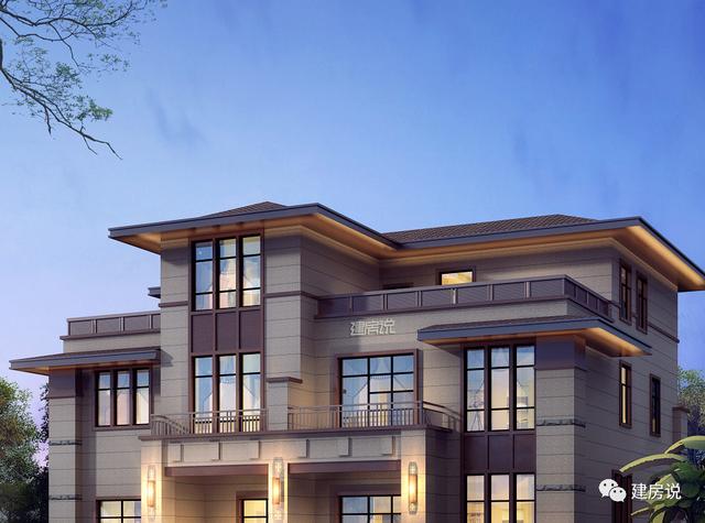 一款三層新中式別墅，讓你在鄰居面前驕傲一輩子，有實力就是那么自信！
