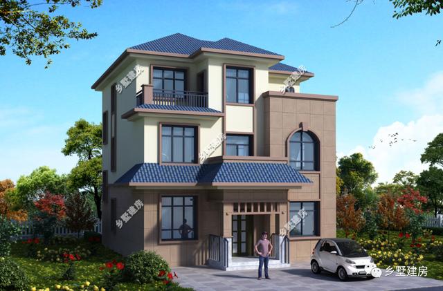 10X9米農(nóng)村三層小別墅設(shè)計(jì)圖，不僅造價(jià)經(jīng)濟(jì)，框架結(jié)構(gòu)只要37萬，布局也是獨(dú)特！