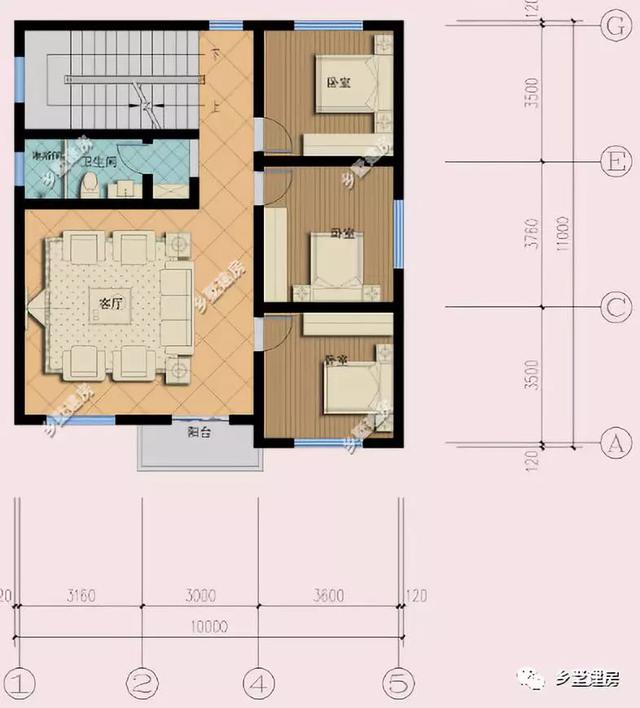 10X9米農(nóng)村三層小別墅設(shè)計(jì)圖，不僅造價(jià)經(jīng)濟(jì)，框架結(jié)構(gòu)只要37萬，布局也是獨(dú)特！