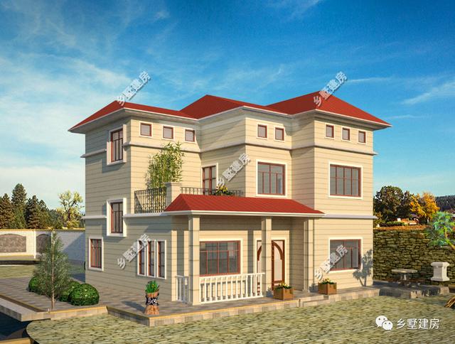 10X9米農(nóng)村三層小別墅設(shè)計(jì)圖，不僅造價(jià)經(jīng)濟(jì)，框架結(jié)構(gòu)只要37萬，布局也是獨(dú)特！