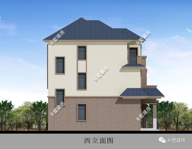 10X9米農(nóng)村三層小別墅設(shè)計(jì)圖，不僅造價(jià)經(jīng)濟(jì)，框架結(jié)構(gòu)只要37萬，布局也是獨(dú)特！