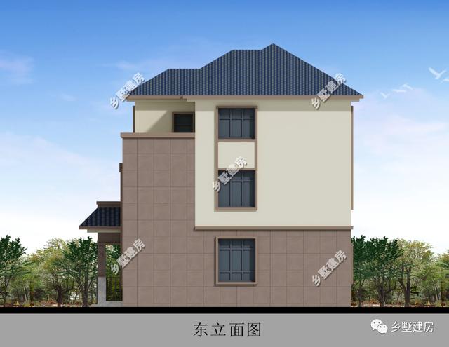 10X9米農(nóng)村三層小別墅設(shè)計(jì)圖，不僅造價(jià)經(jīng)濟(jì)，框架結(jié)構(gòu)只要37萬，布局也是獨(dú)特！