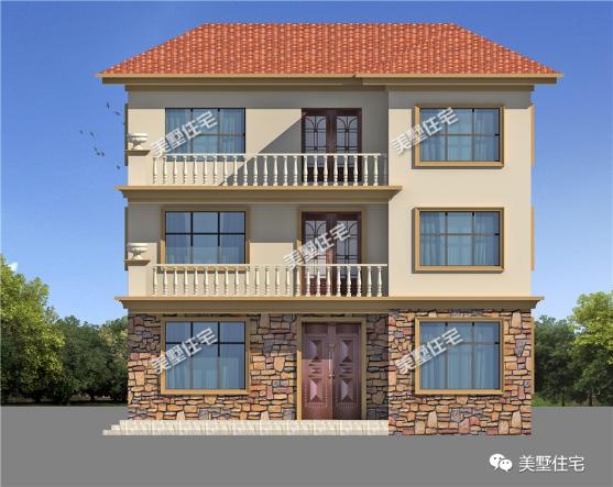 11x10米三層別墅圖，5室6衛(wèi)，經(jīng)濟(jì)實(shí)用，樸實(shí)而又美麗，農(nóng)村自建房首選戶型