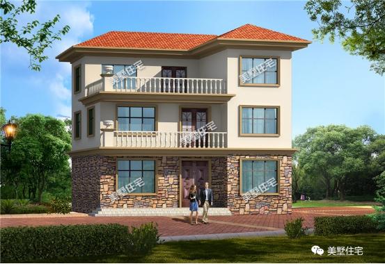 11x10米三層別墅圖，5室6衛(wèi)，經(jīng)濟(jì)實(shí)用，樸實(shí)而又美麗，農(nóng)村自建房首選戶型