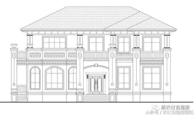 自建二層別墅設(shè)計(jì)圖，15X10米帶地下室，集豪華實(shí)用于一體