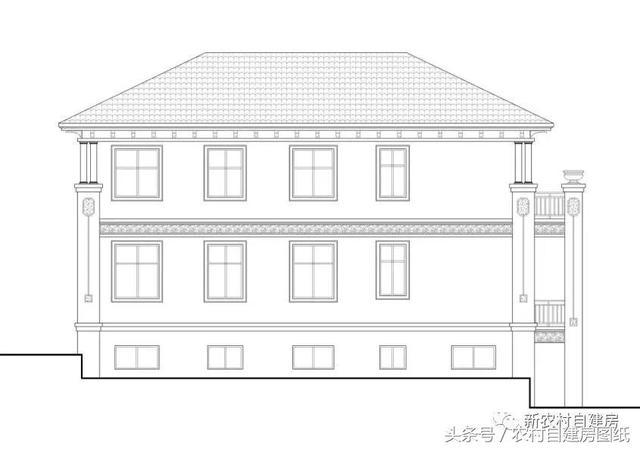 自建二層別墅設(shè)計(jì)圖，15X10米帶地下室，集豪華實(shí)用于一體