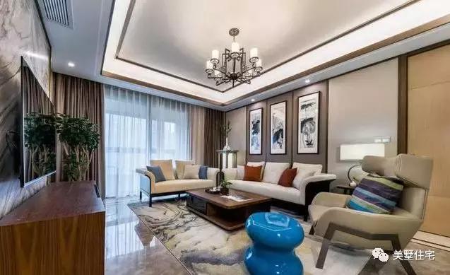 平屋頂新中式農(nóng)村自建別墅圖，既有現(xiàn)代風(fēng)格的簡約又有傳統(tǒng)元素的雋永