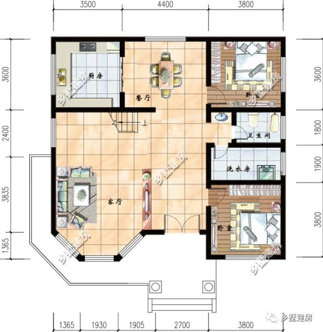 二款當(dāng)今潮流款自建房別墅圖，每棟都獨(dú)具特色，快來建造吧！