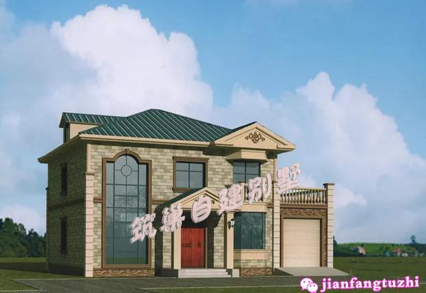 11x11米二層農(nóng)村別墅設(shè)計(jì)圖，1種布局4種配色，快來選一選