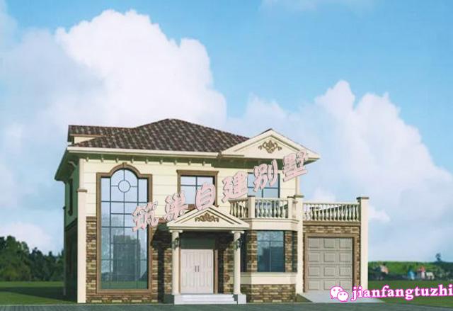 11x11米二層農(nóng)村別墅設(shè)計(jì)圖，1種布局4種配色，快來選一選