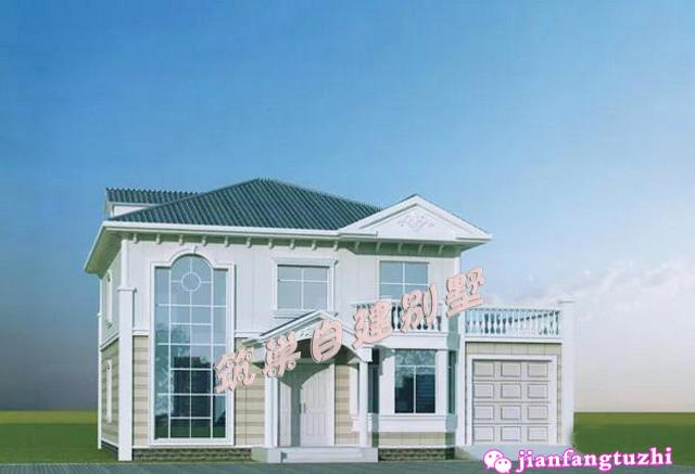 11x11米二層農(nóng)村別墅設(shè)計(jì)圖，1種布局4種配色，快來選一選