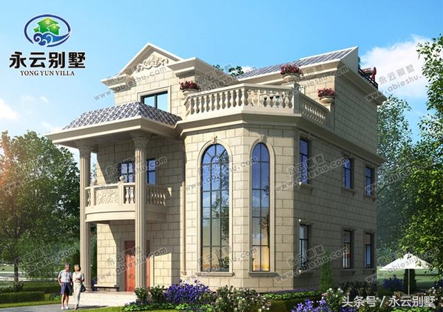 農(nóng)村自建房用得較多的幾款三層別墅圖紙，都是比較豪華大氣的外觀