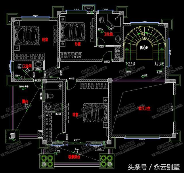 農(nóng)村自建房用得較多的幾款三層別墅圖紙，都是比較豪華大氣的外觀