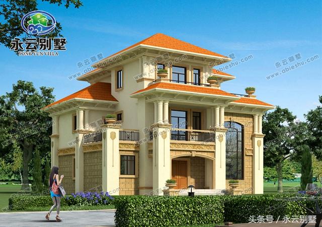 農(nóng)村自建房用得較多的幾款三層別墅圖紙，都是比較豪華大氣的外觀
