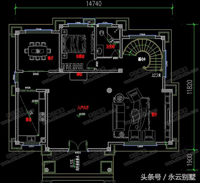 農(nóng)村自建房用得較多的幾款三層別墅圖紙，都是比較豪華大氣的外觀