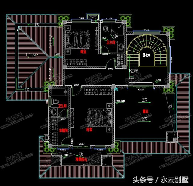 農(nóng)村自建房用得較多的幾款三層別墅圖紙，都是比較豪華大氣的外觀