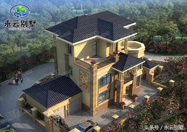農(nóng)村自建房用得較多的幾款三層別墅圖紙，都是比較豪華大氣的外觀