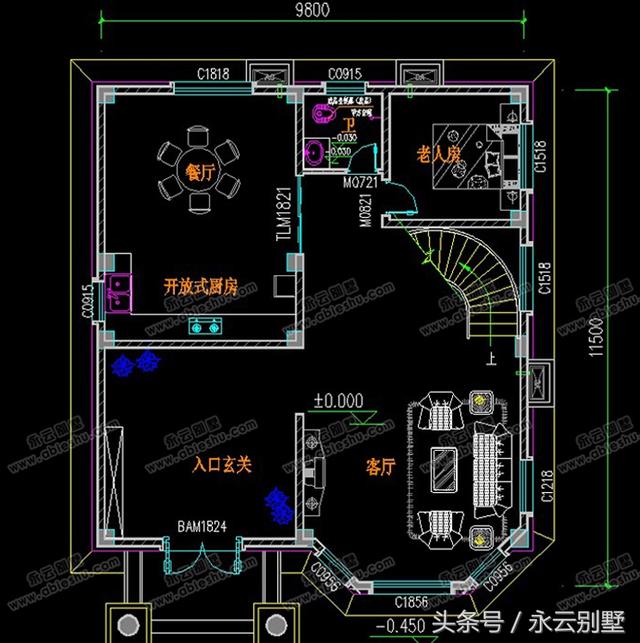農(nóng)村自建房用得較多的幾款三層別墅圖紙，都是比較豪華大氣的外觀