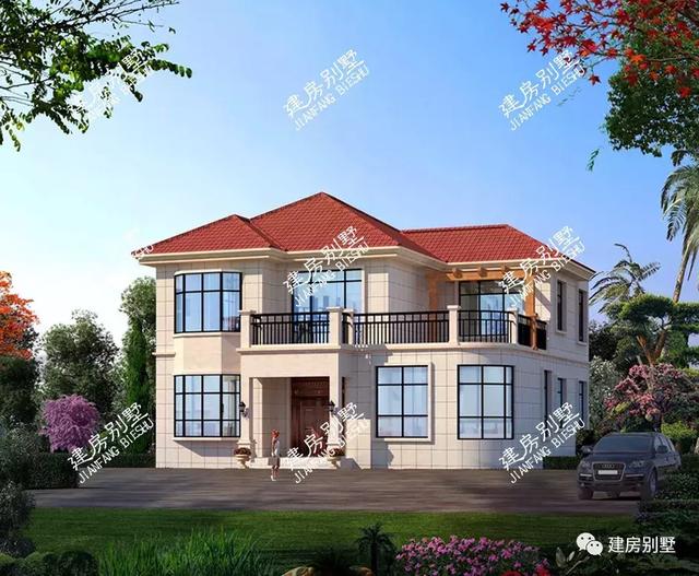 3棟造價25萬上下的農(nóng)村別墅設(shè)計圖，建哪一棟都是全村最漂亮的