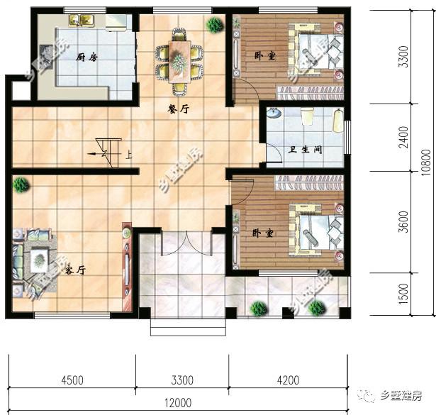 3款20萬建成的農(nóng)村自建小別墅設(shè)計圖，萬水千山總是情，你看這房行不行！