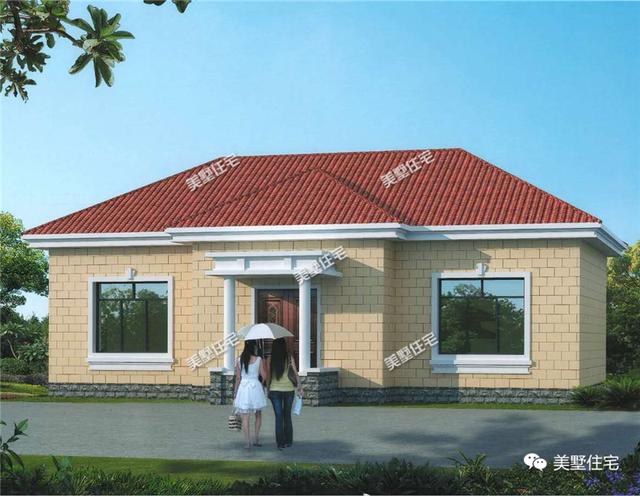 4款農(nóng)村一層小別墅設(shè)計(jì)圖，美觀實(shí)用住的舒心，10萬(wàn)就能建的起