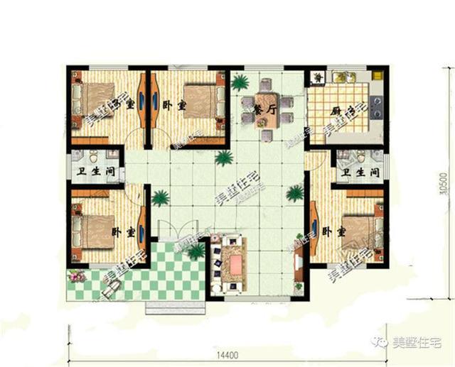 4款農(nóng)村一層小別墅設(shè)計(jì)圖，美觀實(shí)用住的舒心，10萬(wàn)就能建的起
