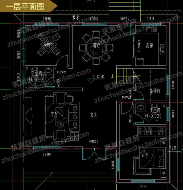 兩款經(jīng)濟實用易建造二層平屋頂農(nóng)村自建房（全套）施工效果圖，造價才25萬