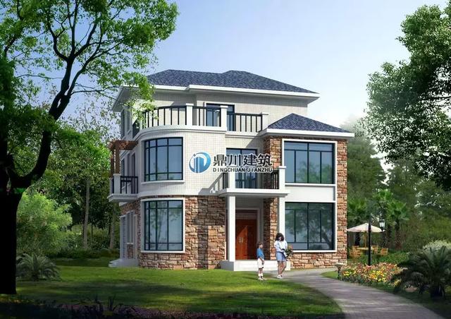 5套農(nóng)村小別墅效果圖和實(shí)拍圖的對(duì)比，第1套100%還原效果圖，第3套造價(jià)才25萬(wàn)