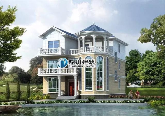 5套農(nóng)村小別墅效果圖和實(shí)拍圖的對(duì)比，第1套100%還原效果圖，第3套造價(jià)才25萬(wàn)