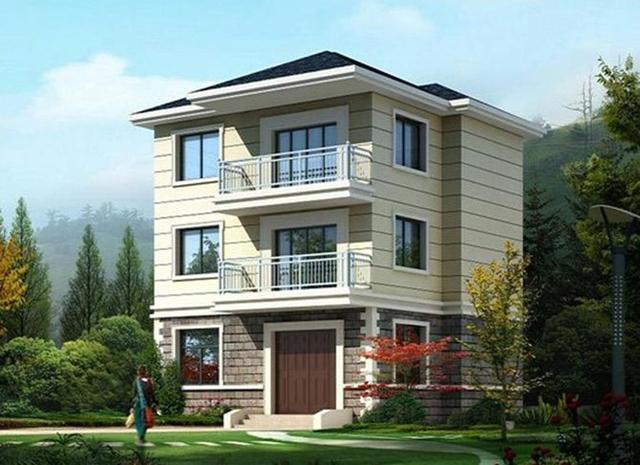 2款開(kāi)間8米的農(nóng)村自建房設(shè)計(jì)圖，不僅美觀大方，更是經(jīng)濟(jì)實(shí)用，小戶型也能建出大豪宅