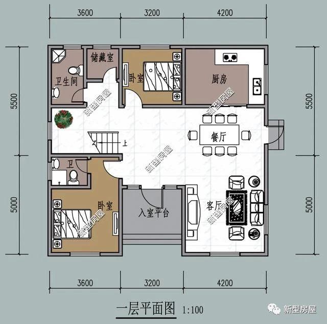 20萬就能建起的二層農(nóng)村別墅圖，現(xiàn)代、實(shí)用、輕奢時尚，年輕人的最愛