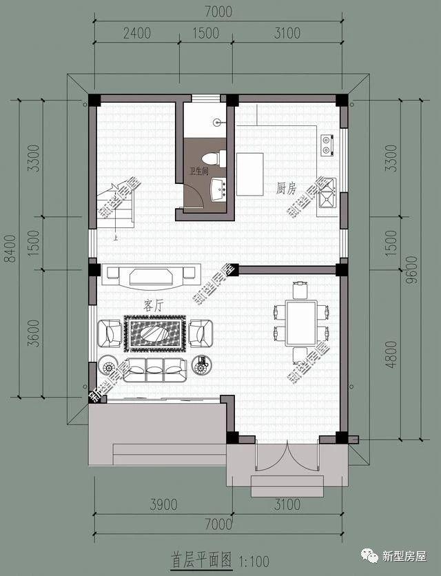 20萬就能建起的二層農(nóng)村別墅圖，現(xiàn)代、實(shí)用、輕奢時尚，年輕人的最愛