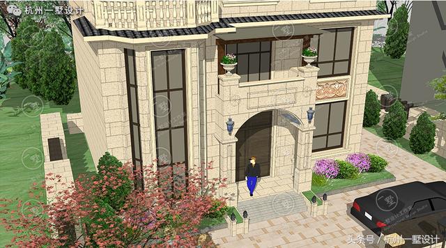 12×12方正的農(nóng)村自建別墅圖，愜意的小庭院 真正的低調(diào)的豪宅！