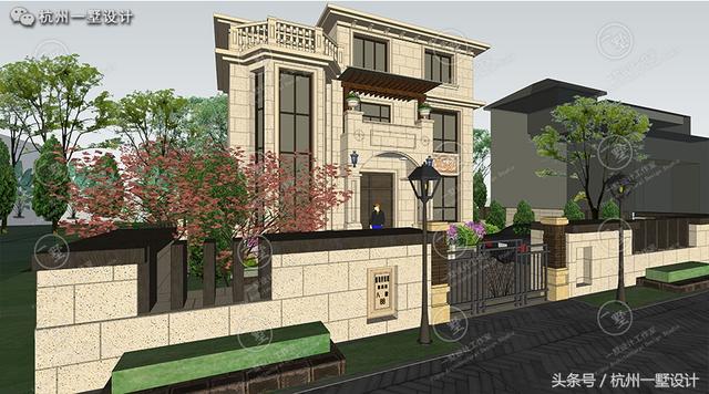 12×12方正的農(nóng)村自建別墅圖，愜意的小庭院 真正的低調(diào)的豪宅！