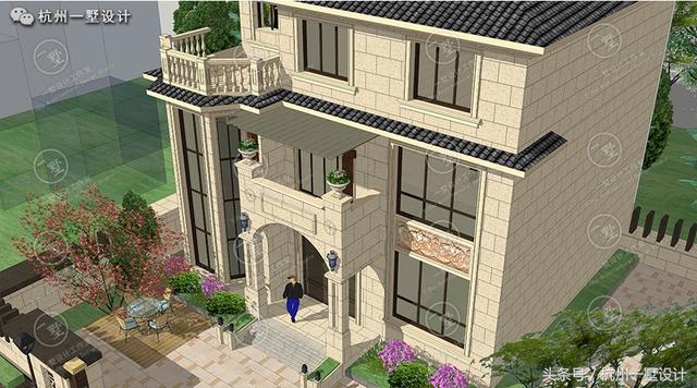 12×12方正的農(nóng)村自建別墅圖，愜意的小庭院 真正的低調(diào)的豪宅！