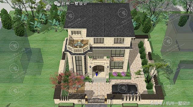 12×12方正的農(nóng)村自建別墅圖，愜意的小庭院 真正的低調(diào)的豪宅！