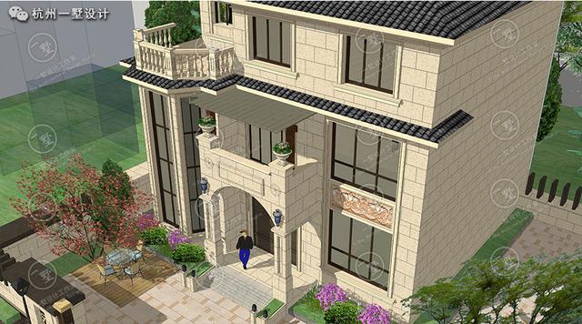 12×12方正的農(nóng)村自建別墅圖，愜意的小庭院 真正的低調(diào)的豪宅！