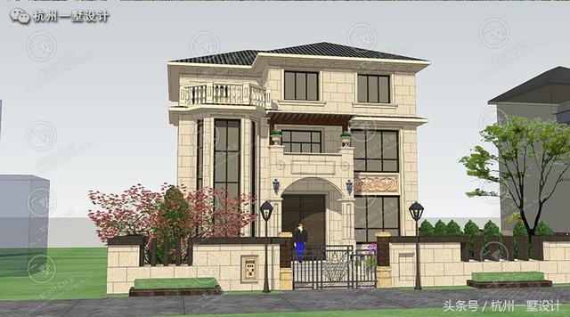 12×12方正的農(nóng)村自建別墅圖，愜意的小庭院 真正的低調(diào)的豪宅！