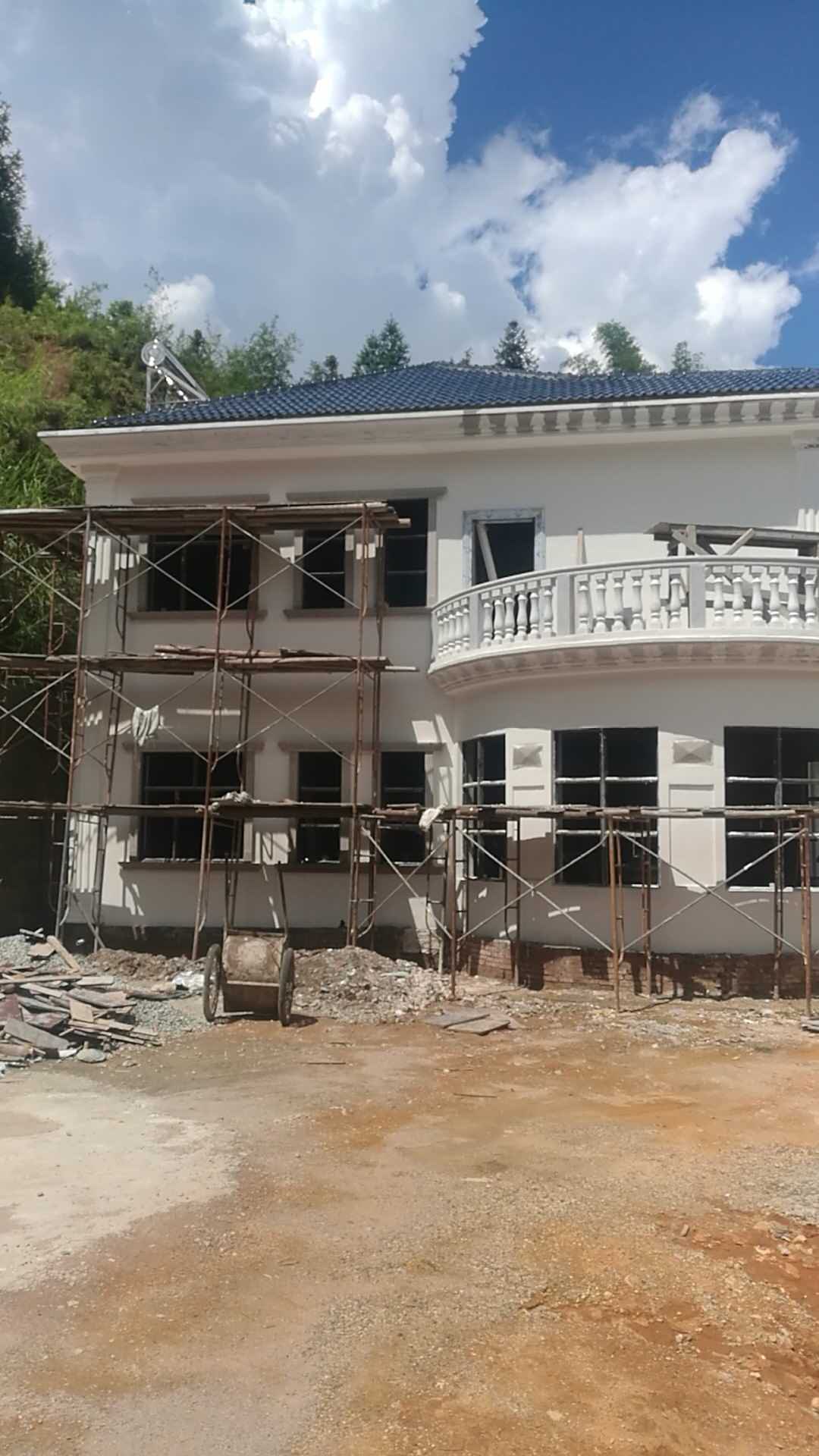 40萬為父母打造實(shí)用農(nóng)村二層樓房圖片，含實(shí)拍圖與施工圖！