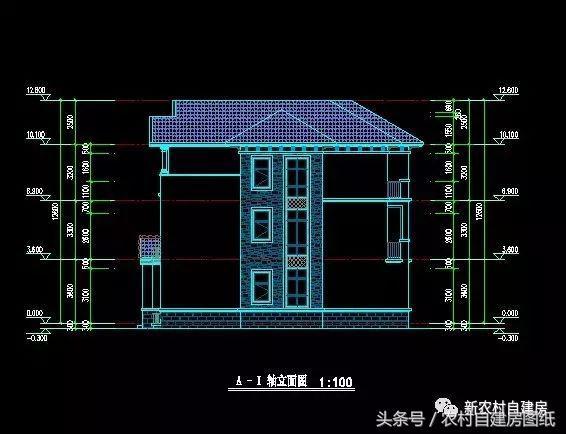 450平的復(fù)式三層豪華別墅設(shè)計(jì)圖，落地窗+大露臺(tái)，建套好房子能住一百年