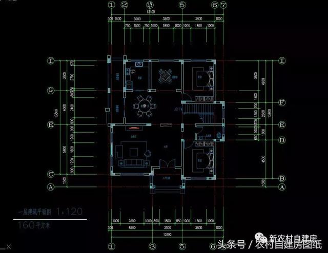 450平的復(fù)式三層豪華別墅設(shè)計(jì)圖，落地窗+大露臺(tái)，建套好房子能住一百年