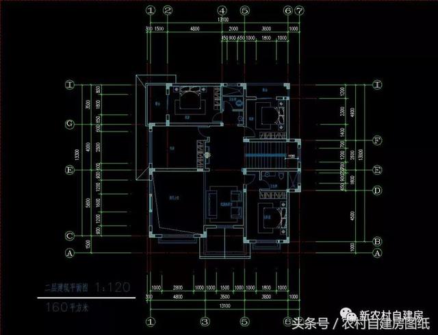 450平的復(fù)式三層豪華別墅設(shè)計(jì)圖，落地窗+大露臺(tái)，建套好房子能住一百年