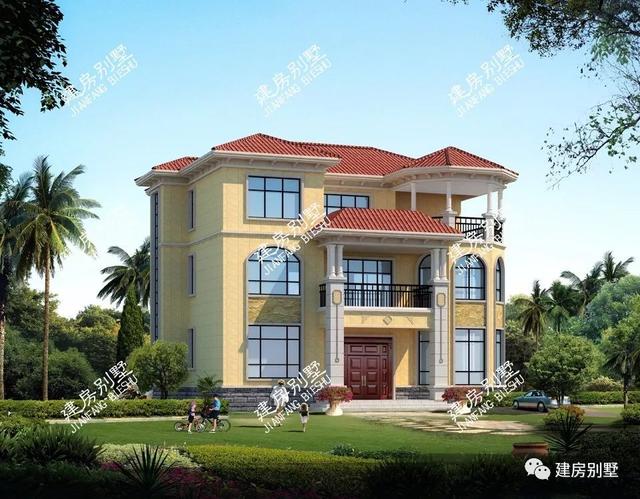 兩棟以貌美脫穎而出的農(nóng)村別墅圖，老家建棟這樣的住宅建真是太有面子了