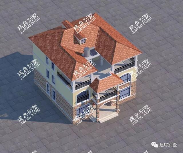 兩棟以貌美脫穎而出的農(nóng)村別墅圖，老家建棟這樣的住宅建真是太有面子了