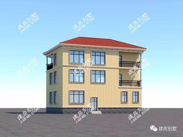 兩棟以貌美脫穎而出的農(nóng)村別墅圖，老家建棟這樣的住宅建真是太有面子了