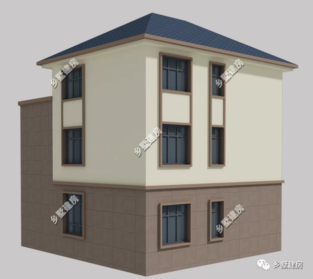 兩款不同風(fēng)格的農(nóng)村自建別墅圖，第一棟現(xiàn)代風(fēng)，第二棟歐式風(fēng)格