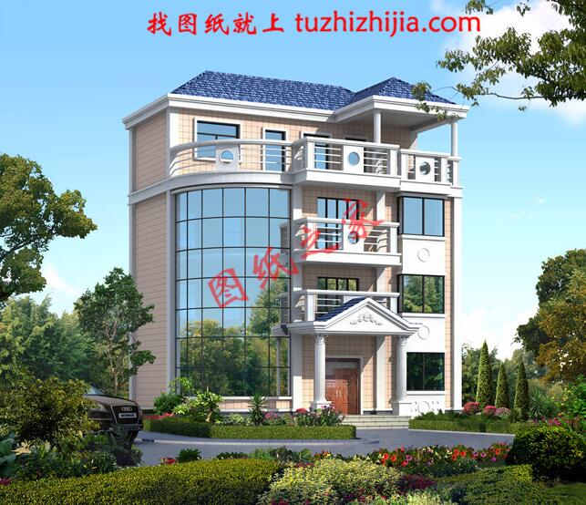 三層半新型農(nóng)村小樓房,面積不大，卻很符合農(nóng)村情況。