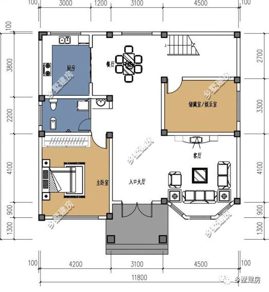 兩款不同風格的二層別墅設計圖，歐式法式隨你挑選，理想生活中的標配！