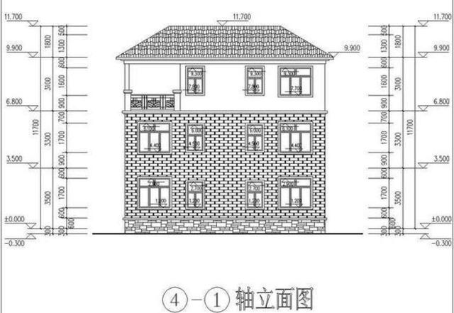 一款簡約風(fēng)格的農(nóng)村小別墅圖，開間12米很實用，還設(shè)有堂屋，保證給你長臉！